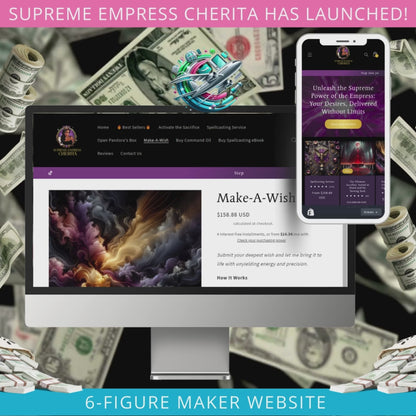 Shopify 5-Figure And Beyond Maker Website